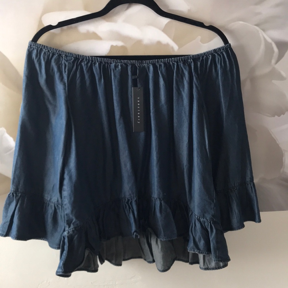 Sanctuary off the shoulder top BNWT
